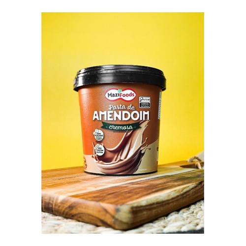 PASTA DE AMENDOIM MAZI FOODS CREMOSA 1,01KG