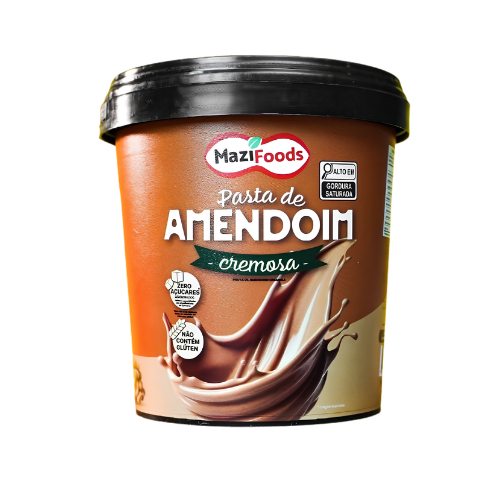 Pasta De Amendoim Mazi Foods Crocante