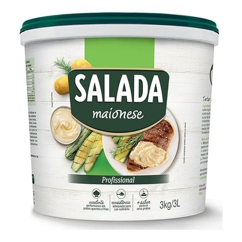 MAIONESE SALADA BALDE 3KG