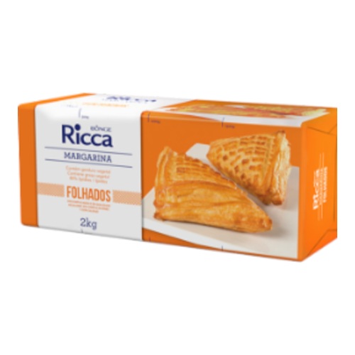 MARGARINA FOLHADA BLOCO 2KG RICCA