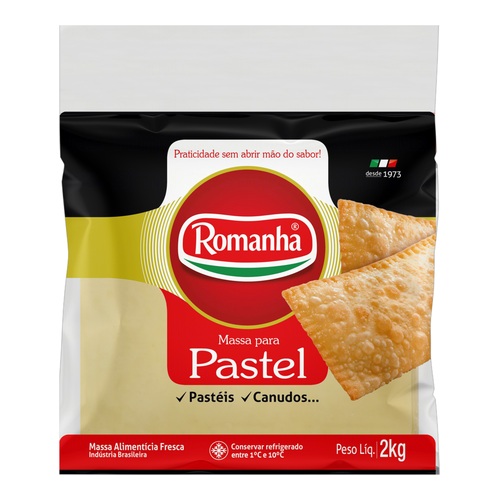 MASSA P/PASTEL ROMANHA 2KG