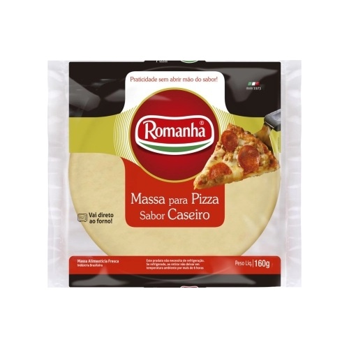 MASSA P/PIZZA ROMANHA 200GR