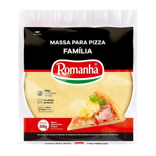 MASSA P/PIZZA ROMANHA 300GR