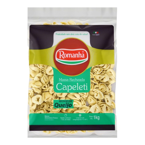 CAPELETI DE QUEIJO ROMANHA 1KG