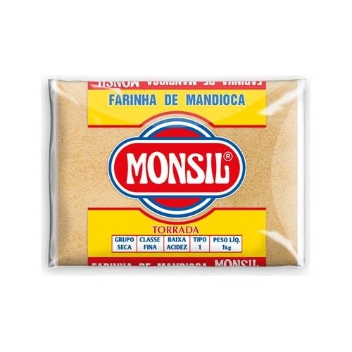 FARINHA DE MANDIOCA TORRADA MONSIL 1KG