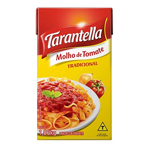 MOLHO DE TOMATE TRADICIONAL TARANTELLA 1,060KG