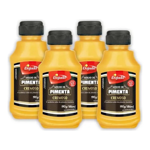 MOLHO DE PIMENTA CREMOSO DAJUDA 190GR