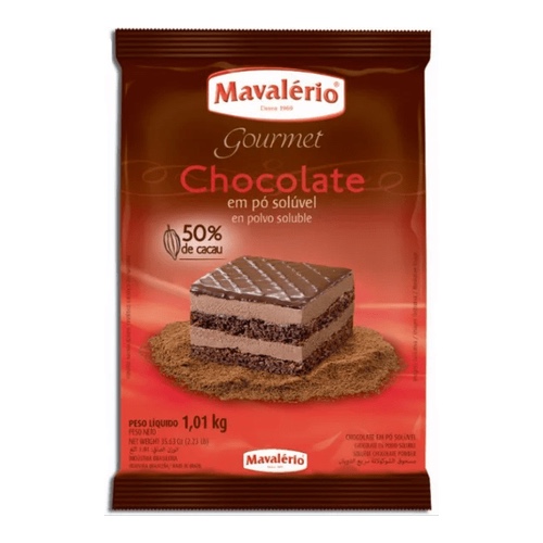 CHOCOLATE EM PÓ 50% CACAU MAVALÉRIO 1KG