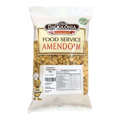 AMENDOIM S/PELE DA COLONIA 1,005KG