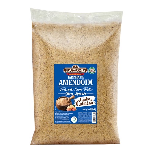 FARINHA DE AMENDOIM DA COLONIA 1,005KG