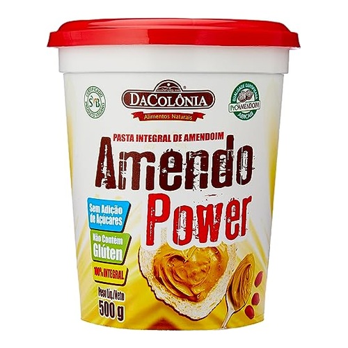 PASTA DE AMENDOIM AMENDO POWER 500G