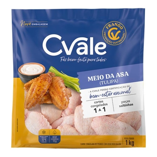 MEIO DA ASA IQF C.VALE 1KG