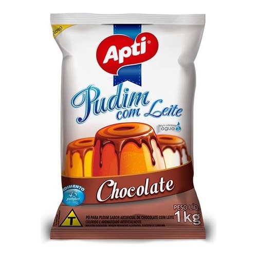 MISTURA P/PUDIM CHOCOLATE APTI 1KG