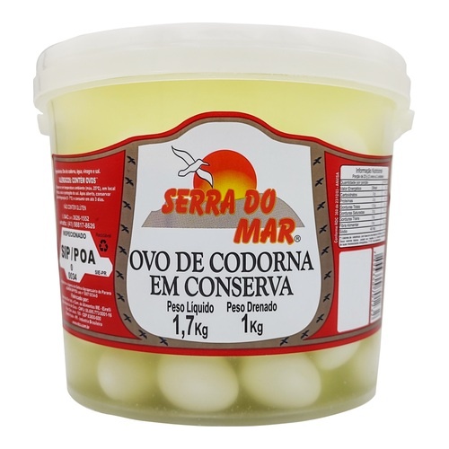 OVOS DE CODORNA SERRA DO MAR 1KG