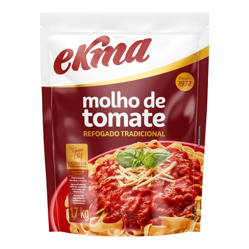 MOLHO DE TOMATE REFOGADO EKMA 1,7KG