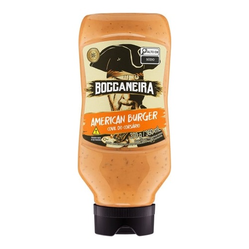 AMERICAN BURGER BOCCANEIRA 370GR