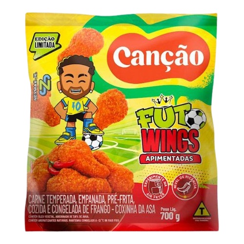 COXINHA DA ASA EMPANADA APIMENTADA CANÇÃO 700GR