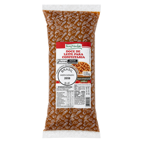 RECHEIO DOCE DE LEITE BOM PRINCIPIO 1,01KG