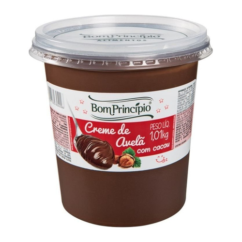 CREME DE AVELÃ C/CACAU BOM PRINCIPIO 1,010KG