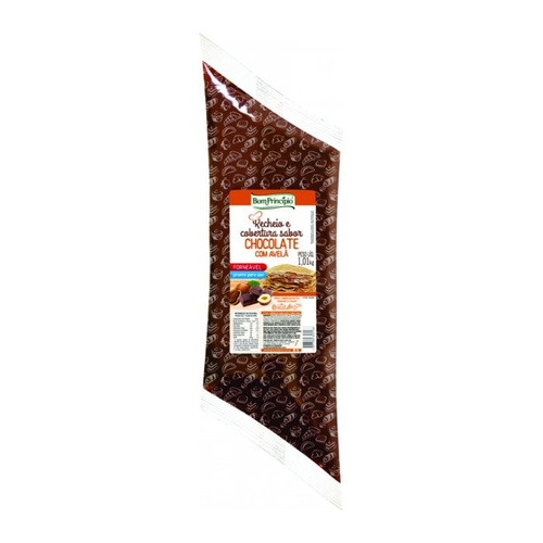 RECHEIO CHOCOLATE E AVELA BOM PRINCIPIO 1,01 KG