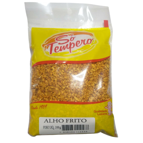 ALHO FRITO SÓ TEMPERO