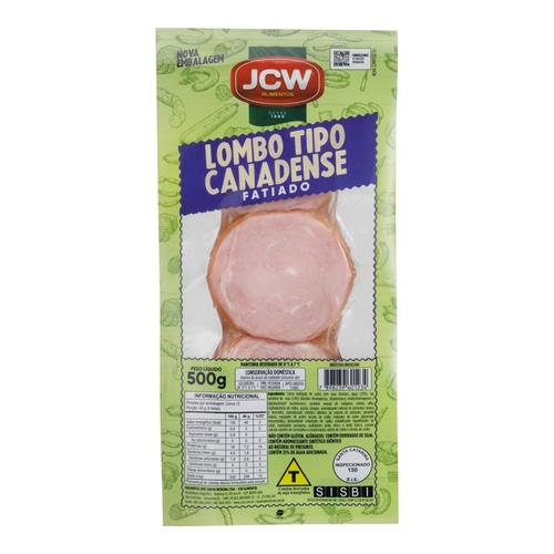 LOMBO TIPO CANADENSE FATIADO JCW 500GR