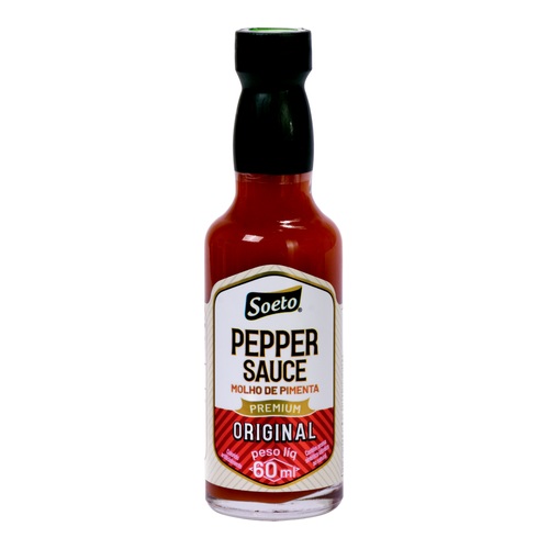 MOLHO DE PIMENTA PEPPER SAUCE ORIGINAL SOETO 60 ML