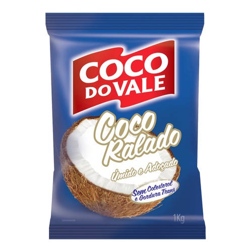 COCO RALADO ADOÇADO COCO DO VALE 1KG
