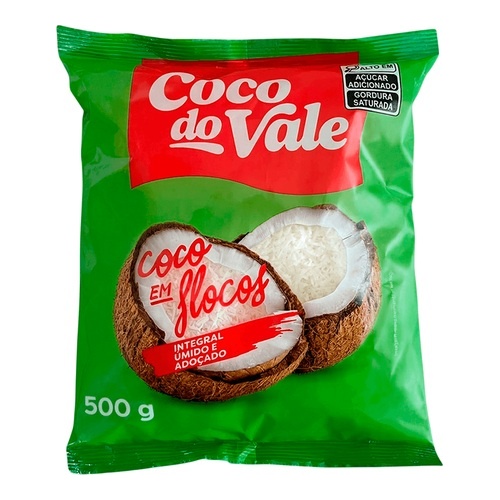 COCO FLOCOS ADOÇADO COCO DO VALE 500GR