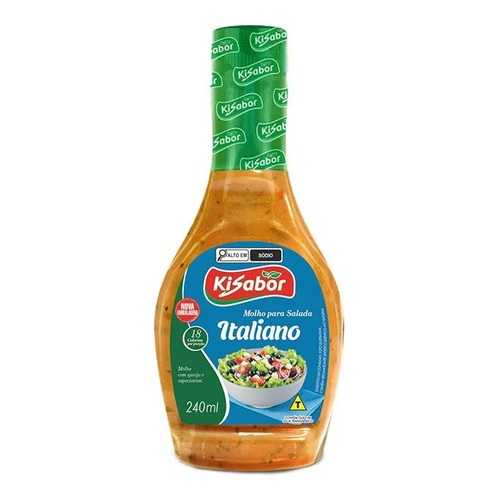 MOLHO P/SALADA KISABOR ITALIANO 240ML
