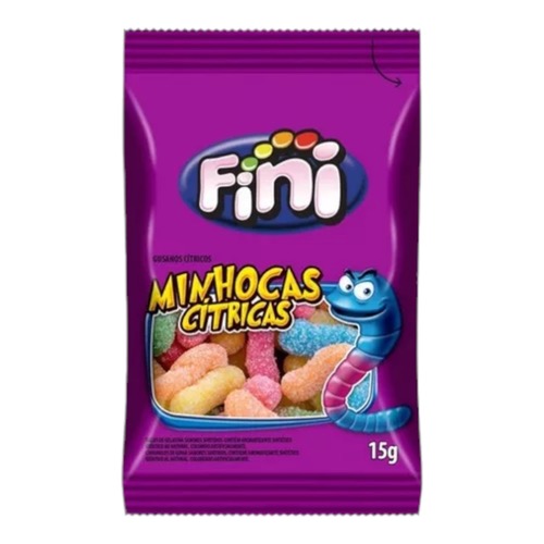 BALA CITRICA MINHOCAS FINI 180GR