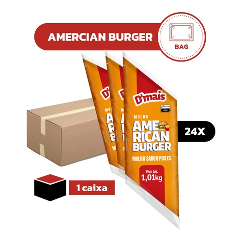 AMERICAN BURGER D'MAIS 1,01KG