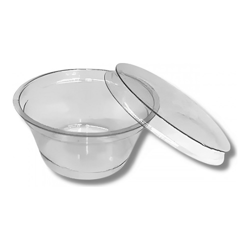 POTE TRANSPARENTE C/TAMPA FIBRAFORM 30ML C/50
