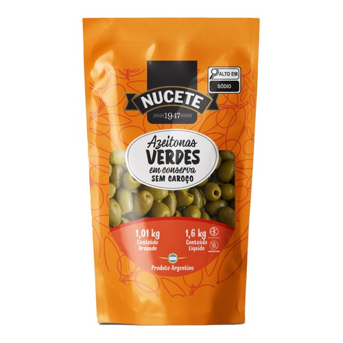 AZEITONA VERDE S/C POUCH MARGHERITA 1,01KG