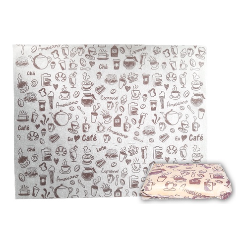 PAPEL ACOPLADO ECONOMIC P/HAMBURGUER MAMEDES 30X38 C/500