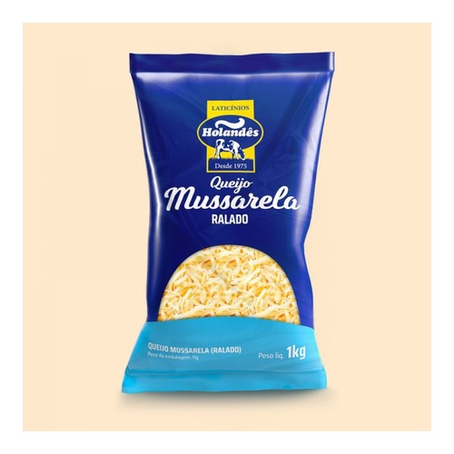 QUEIJO MUSSARELA RALADA DI CASTRO 1KG