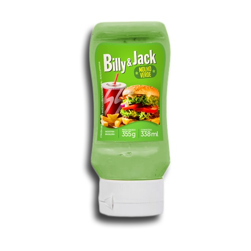 MOLHO VERDE BILLY JACK 355GR