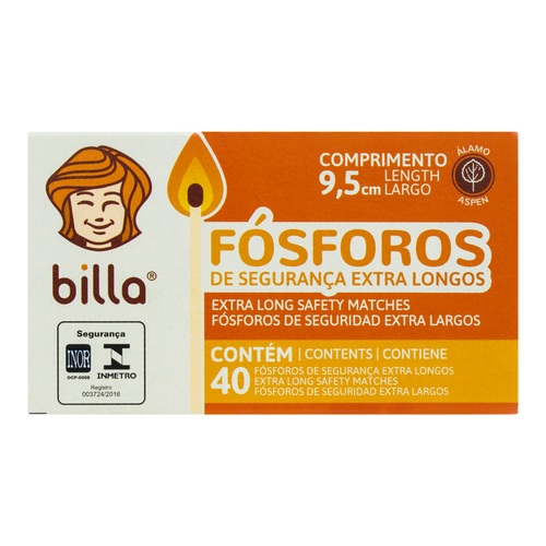 FOSFOROS EXTRA LONGOS BILLA C/40