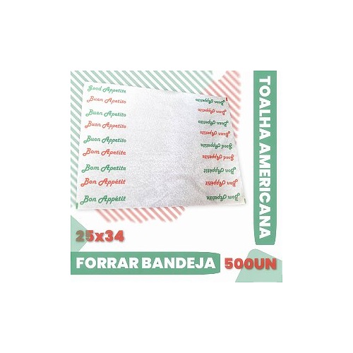 TOALHA AMERICANA MAMEDES 25X38 C/500