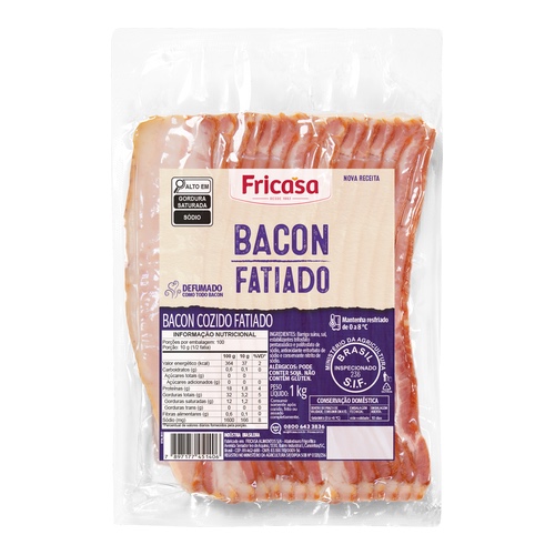 BACON FATIADO BACCOMAX 1KG