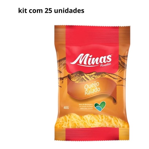 QUEIJO RALADO MINAS ALIMENTOS 40GR