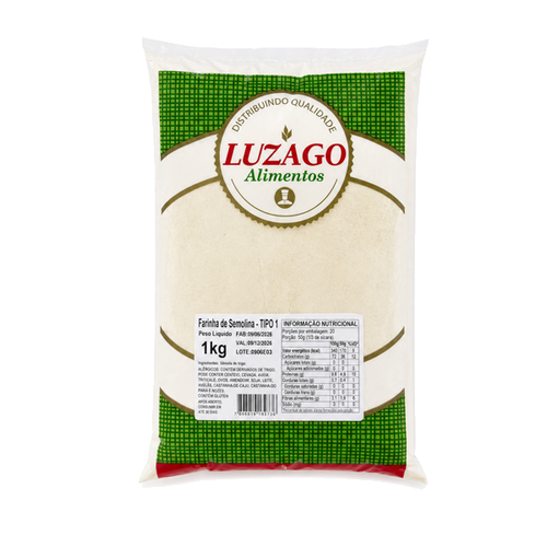 FARINHA DE SEMOLINA LUZAGO 1KG
