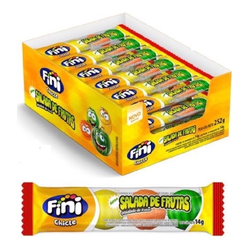 CHICLE SALADA FRUTAS FINI 252GR